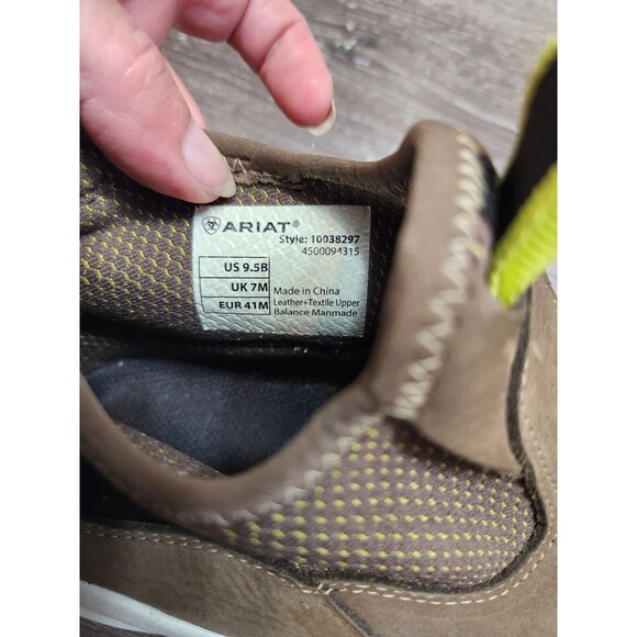 Ariat Ignite Chelsea Waterproof Shoes Ankle Green Suede Pull On Women's Size 9.5 - Picture 7 of 7
